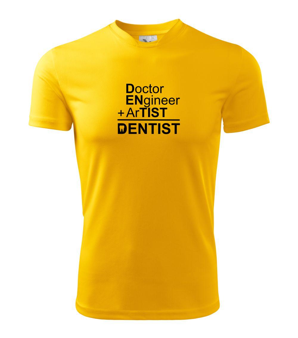 Co znamená dentist - Pánské triko Fantasy sportovní (dresovina)