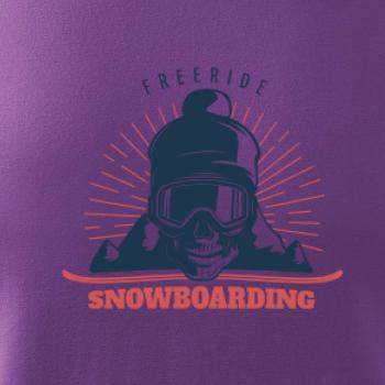 Freeride snowboarding lebka
