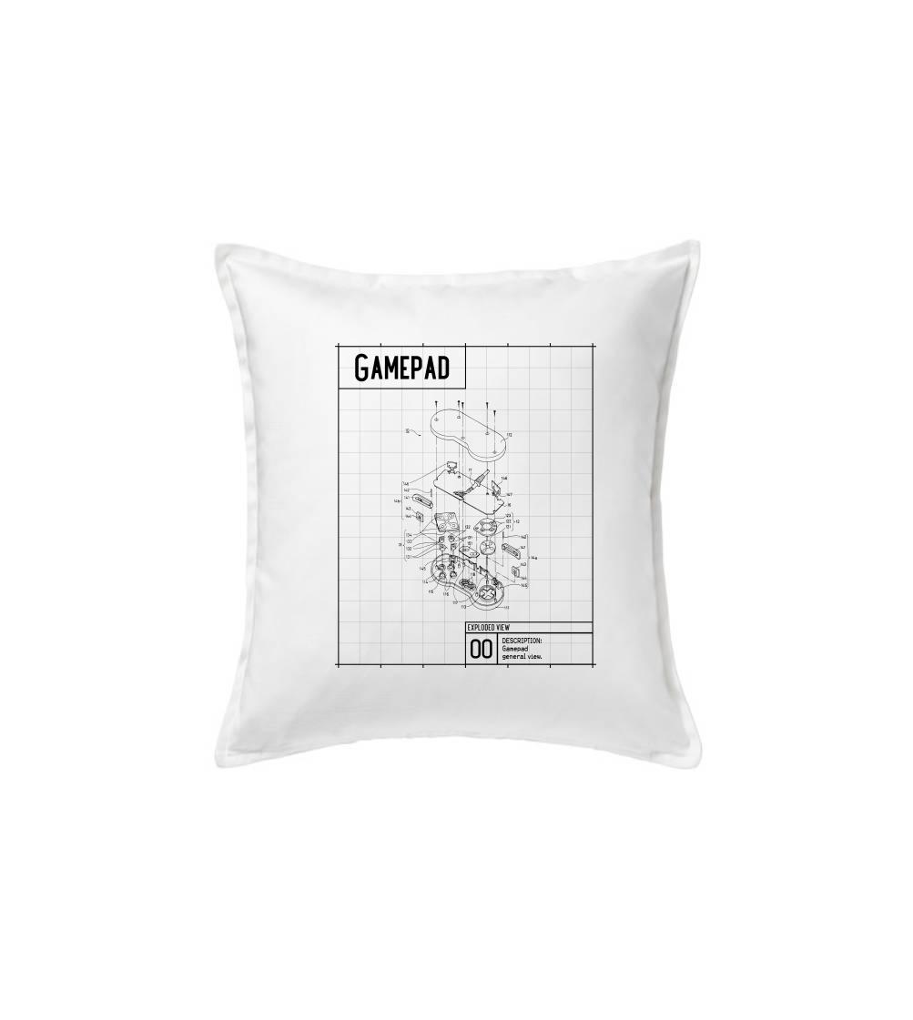 Nákres Gamepad rozebraný