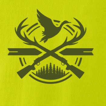 Lovec a kachny - zelený