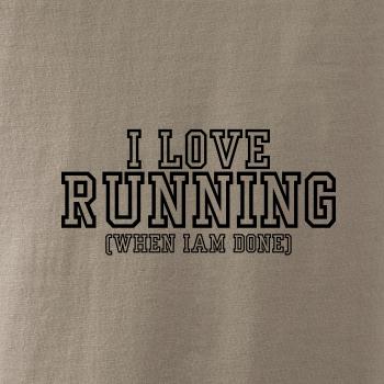 I love running when i done