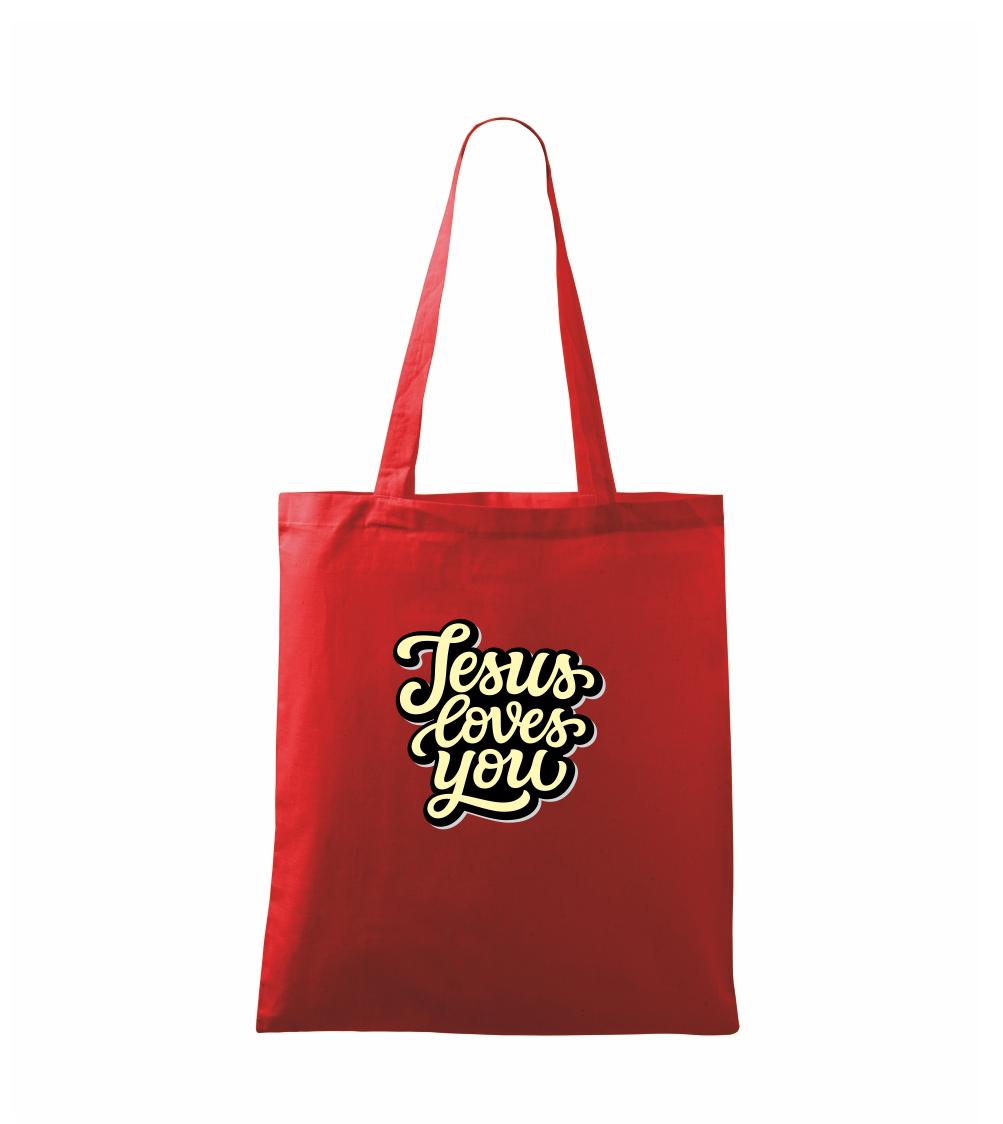 Jesus loves you - psací písmo