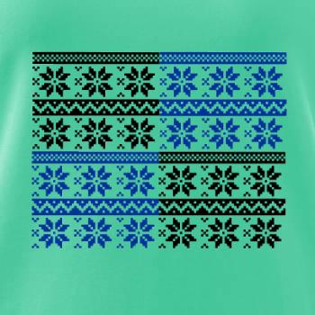 Vánoční vzor - šachovnice