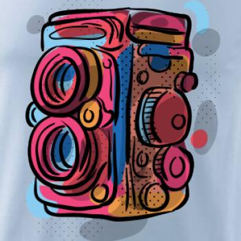 Foťák barevný - dvě čočky