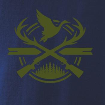 Lovec a kachny - zelený