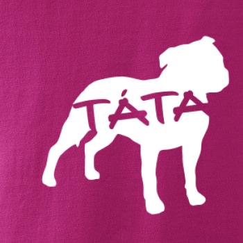 Stafordširský bullteriér táta obrys