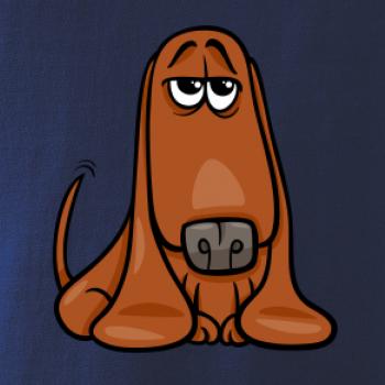 Baset - kreslený hnědý