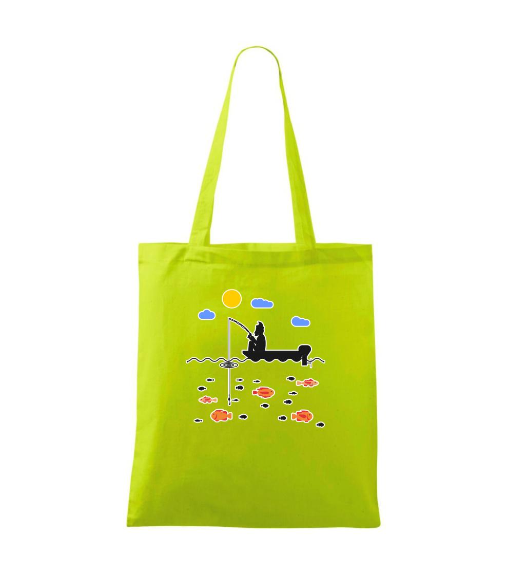 Rybář který má smůlu na loďce