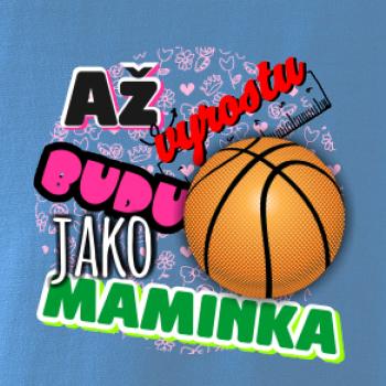 Až vyrostu budu jako maminka - basketball