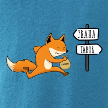 Běží liška k táboru