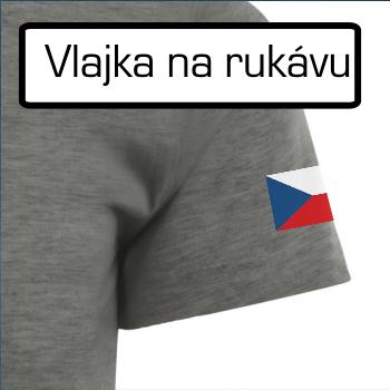 Česká vlajka na rukávu