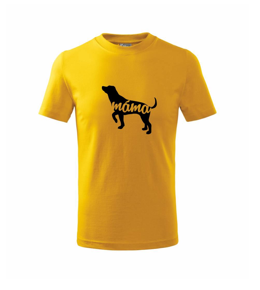 Labradorský retrívr máma obrys