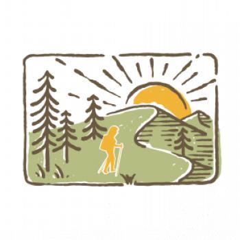 Nordic walking v přírodě