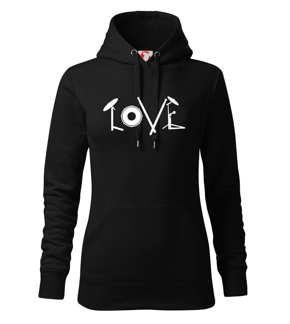 Love bubeník nápis