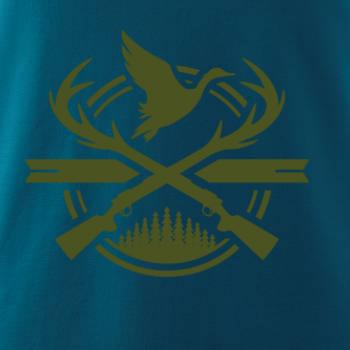 Lovec a kachny - zelený