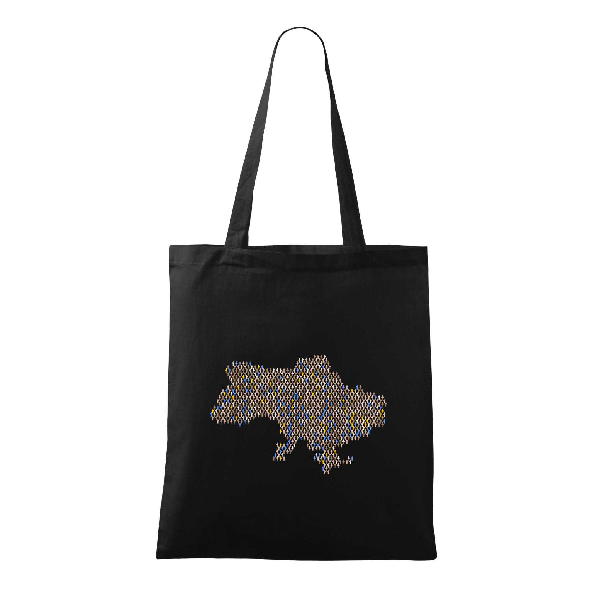 Mapa Ukrajiny panáčci - Taška malá