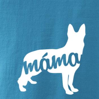 Německý ovčák máma obrys