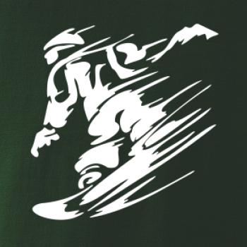 Rychlý snowboardista