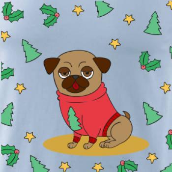 Vánoční mops