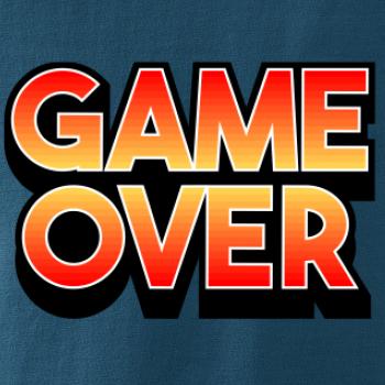 Game over - nápis barevný