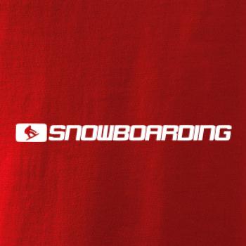 Snowboarding nápis