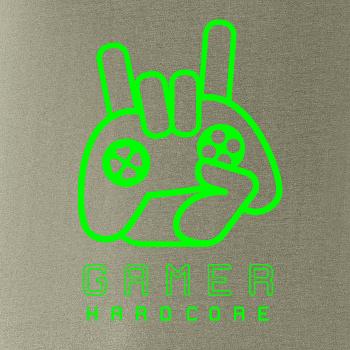 Hardcore gamer - ruka - zelená