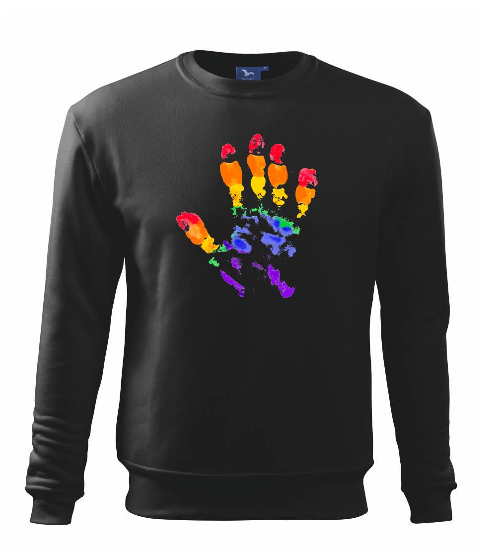 LGBT hand print LGBT hand print