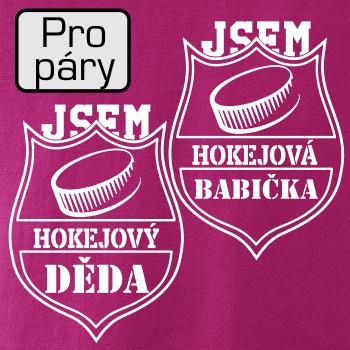 Hokejový děda / hokejová babička - puk Hokejový děda / hokejová babička - puk