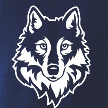 Hlava vlka černobílá (Hana-creative)