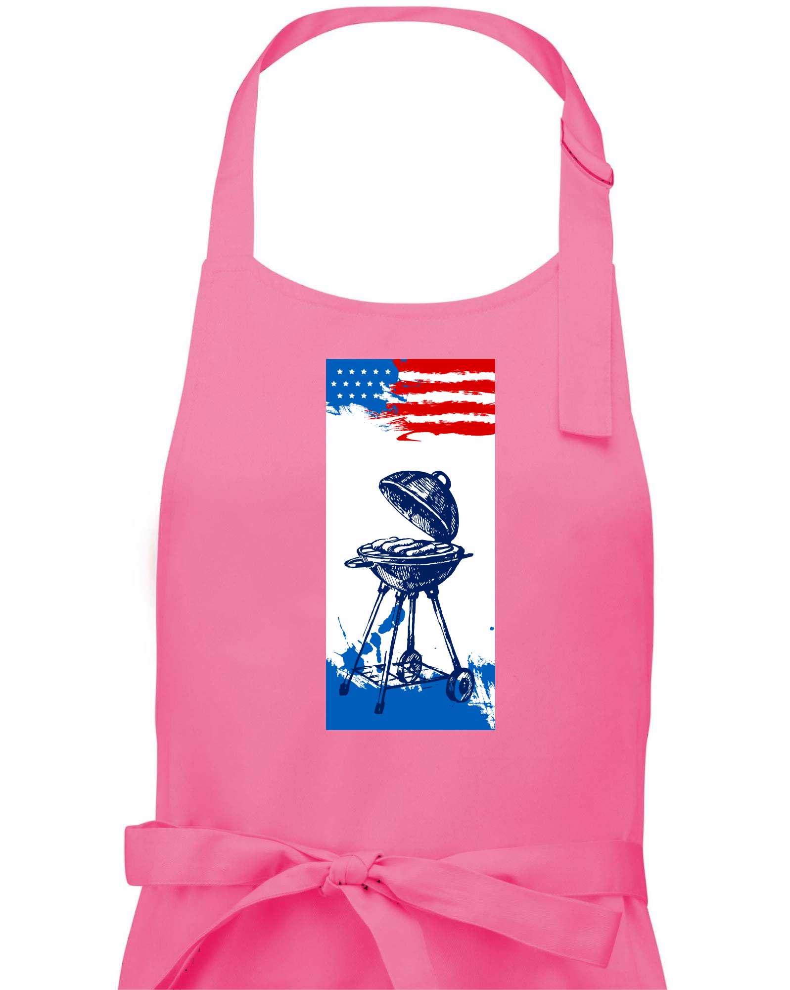 USA BBQ draw grill - Zástěra klasická