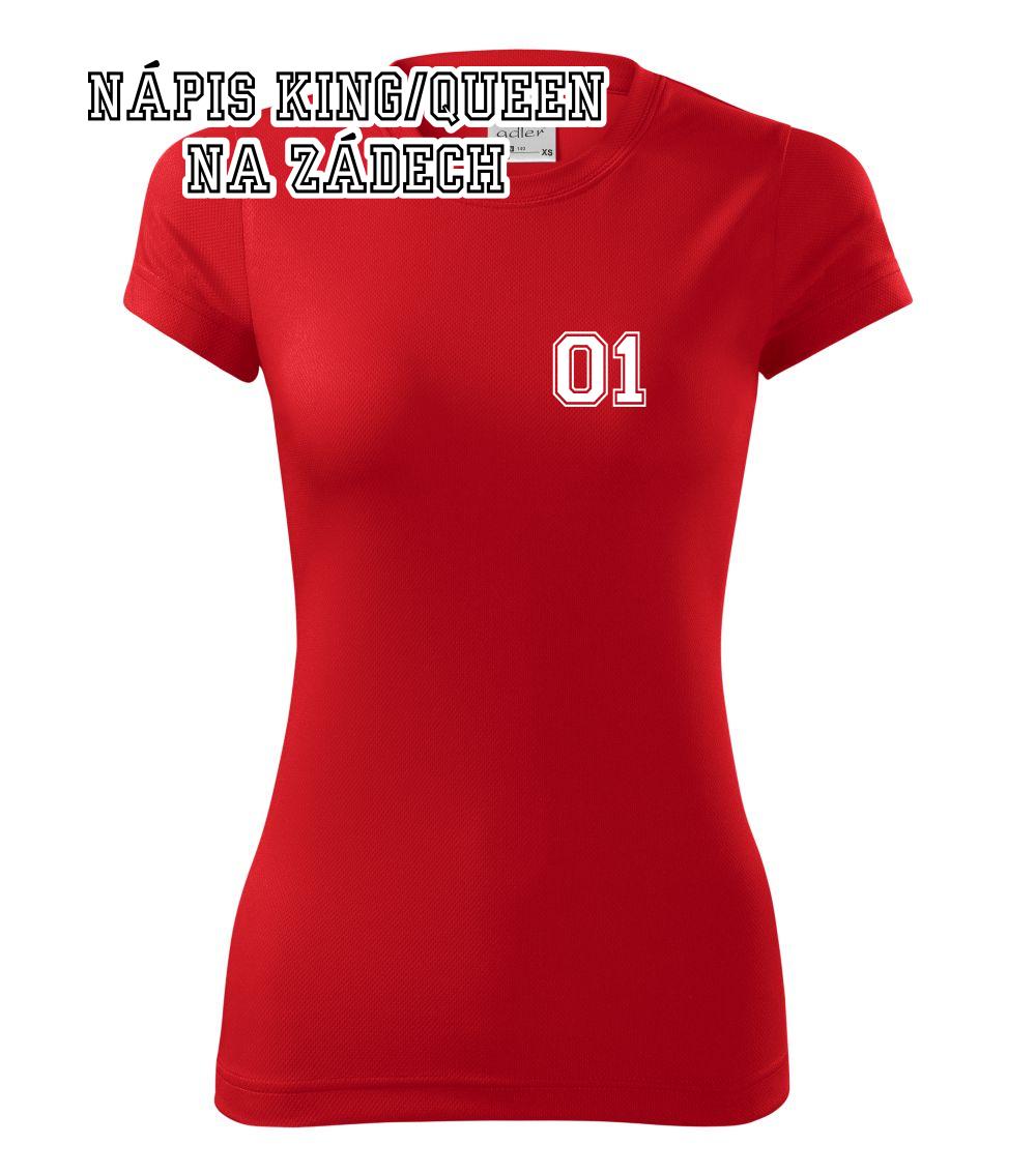 King - Queen - 01 dres (černobílá) - Dámské Fantasy sportovní (dresovina)
