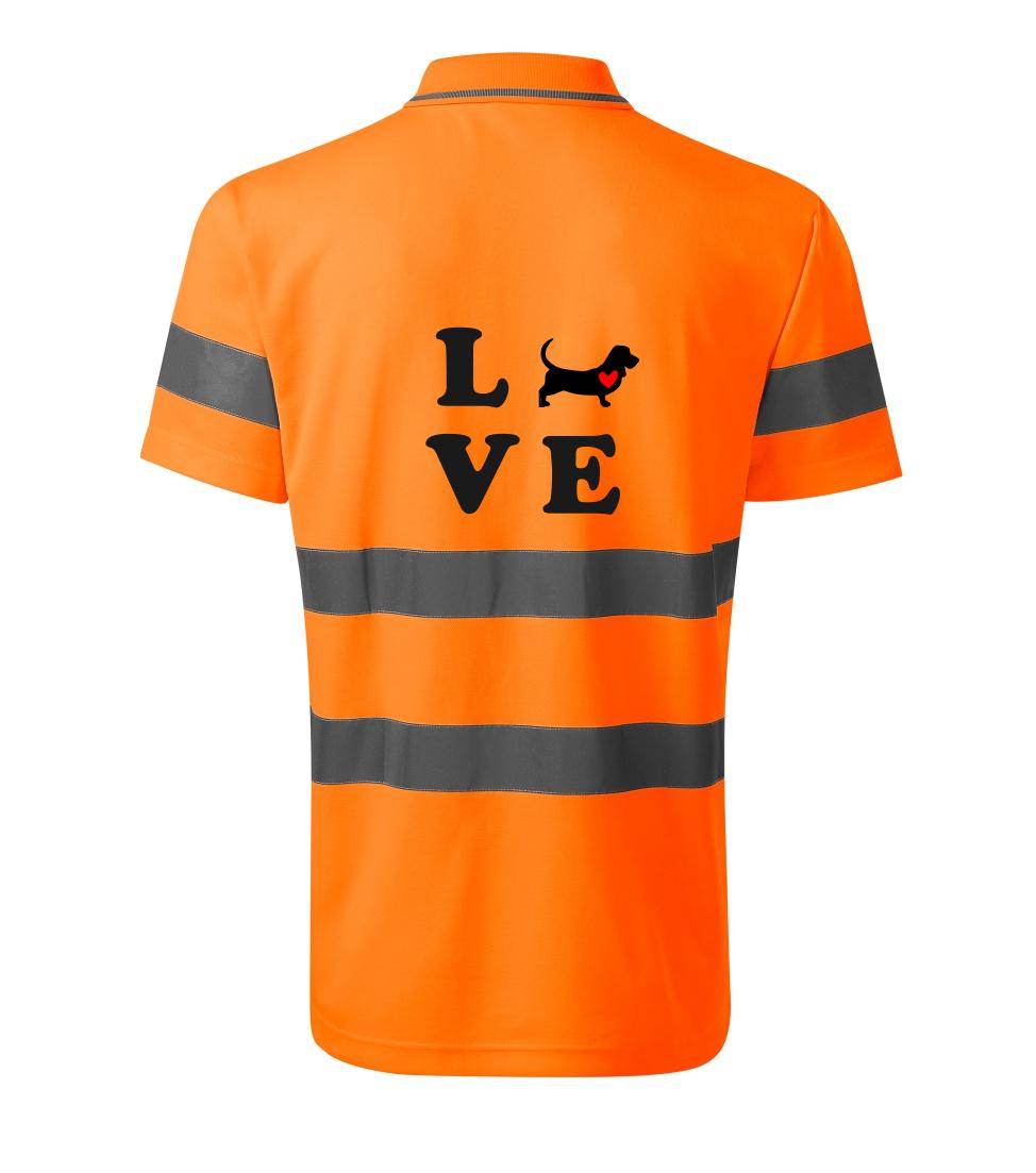 Baset love - HV Runway 2V9 - Reflexní polokošile