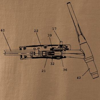 Svářeč - Svářecí pistole - nákres