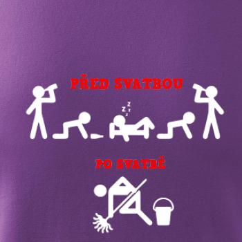 Před a po - svatba párty