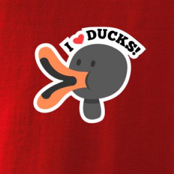I love ducks - kreslený I love ducks - kreslený