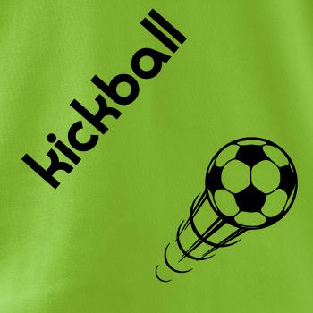 Kickball nápis šikmo
