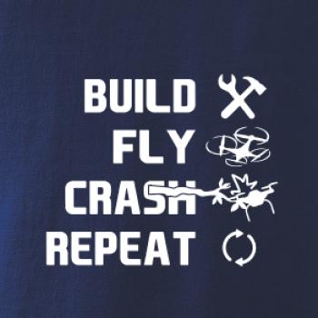 Dron Build fly crash repeat