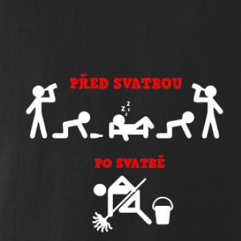 Před a po - svatba párty Před a po - svatba párty