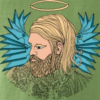 Anděl malovaný - muž (Pecka design)