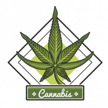 Cannabis list kosočtverec Cannabis list kosočtverec