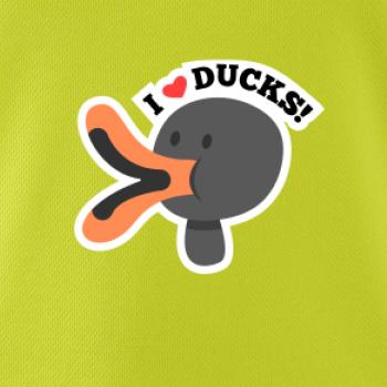 I love ducks - kreslený I love ducks - kreslený