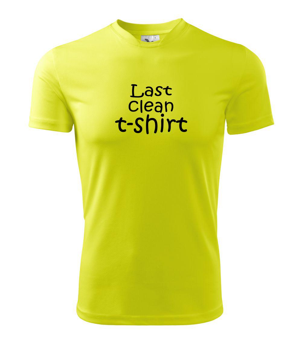 Last clean t-shirt - Dětské triko Fantasy sportovní (dresovina)
