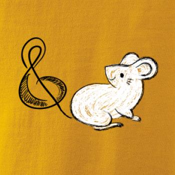 Myš houslový klíč