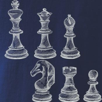 Šachové figurky kreslené Šachové figurky kreslené