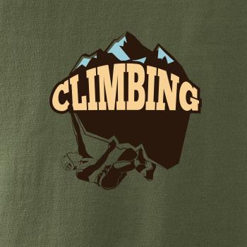 Climbing horolezec na logu