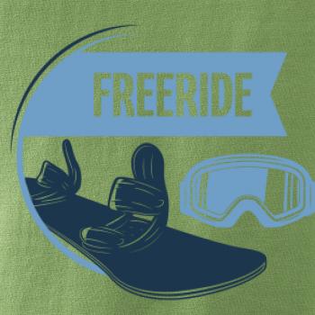 Freeride snowboard kruh
