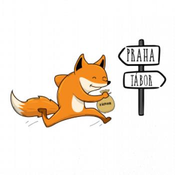 Běží liška k táboru