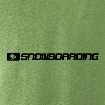 Snowboarding nápis