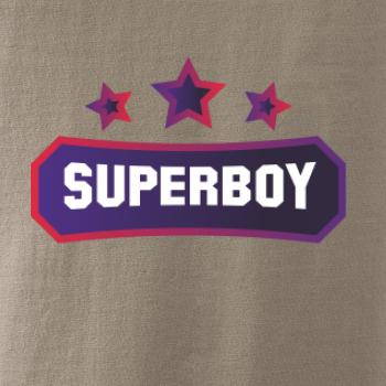 Superboy - nápis barevný