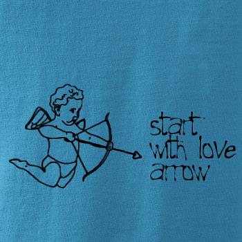 Start with love arrow